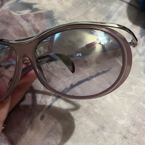 Vintage GUCCI 2485 SUNGLASSES GG 2485/S 578 Purple With Silver Bar Italy main image 6